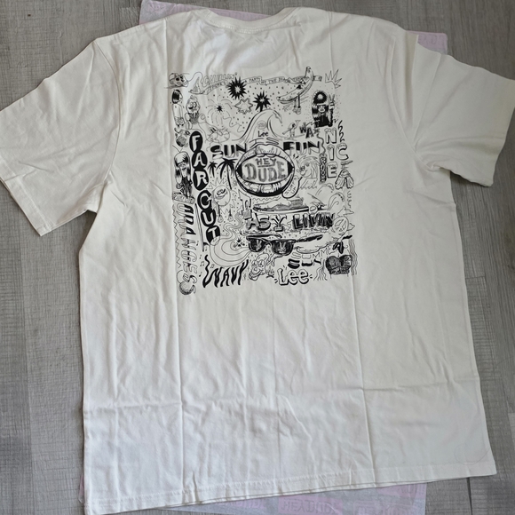 Lee Cream Graphic Tee with Skateboard Design - Picture 5 of 6